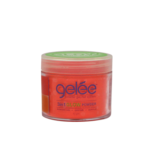 Gelee 3 in 1 Glow Acrylic Dip Dipping Powder Gel Nail GCPG10 - Party Rock - 42g