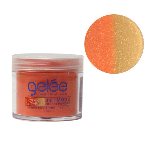 Gelee 3 in 1 Mood Acrylic Dip Dipping Powder Gel Nail GCPM01 - Peach Passion - 42g
