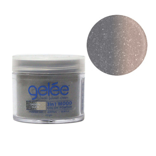 Gelee 3 in 1 Mood Acrylic Dip Dipping Powder Gel Nail GCPM07 - Smooth Slate - 42g