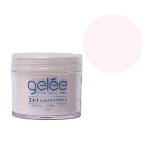 Gelee 3 in 1 Acrylic Dip Dipping Powder Gel Nail GCP01 - Barely Pink - 42g
