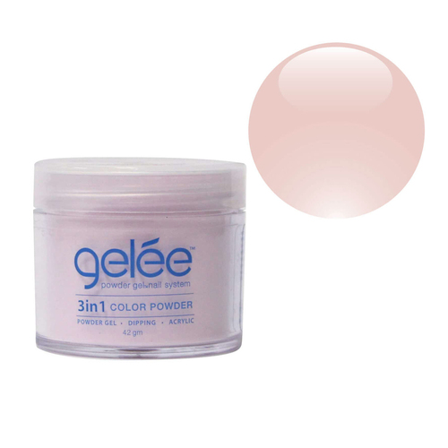 Gelee 3 in 1 Acrylic Dip Dipping Powder Gel Nail GCP07 - Whisper Pink - 42g
