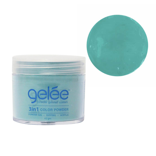 Gelee 3 in 1 Acrylic Dip Dipping Powder Gel Nail GCP40 - Tropical Teal - 42g