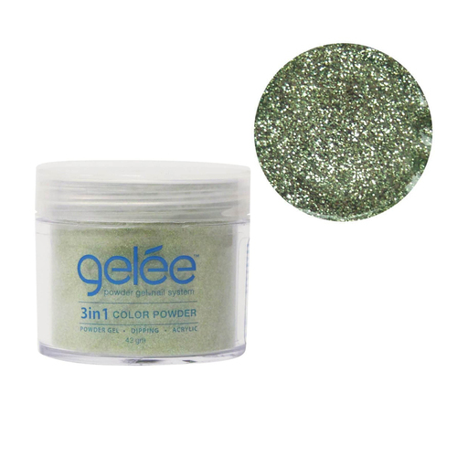 Gelee 3 in 1 Acrylic Dip Dipping Powder Gel Nail GCP63 - Olive Gem - 42g