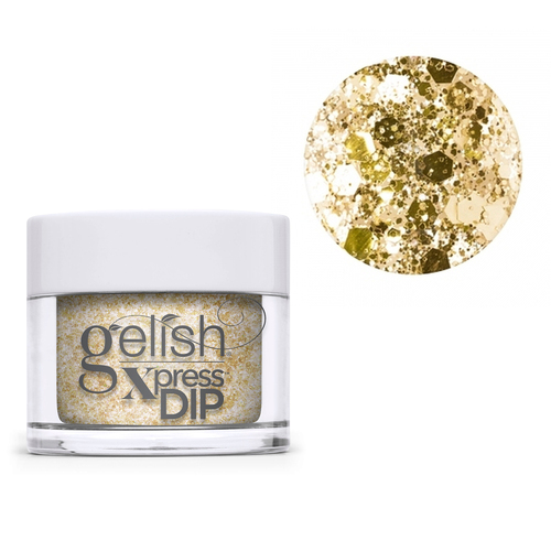 Gelish Dip Powder Xpress 1.5oz - 1620947 - All That Glitters Is Gold 43g