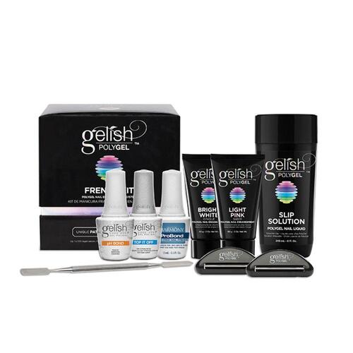 Gelish PolyGel Nail Enhancement System - (French Kit)