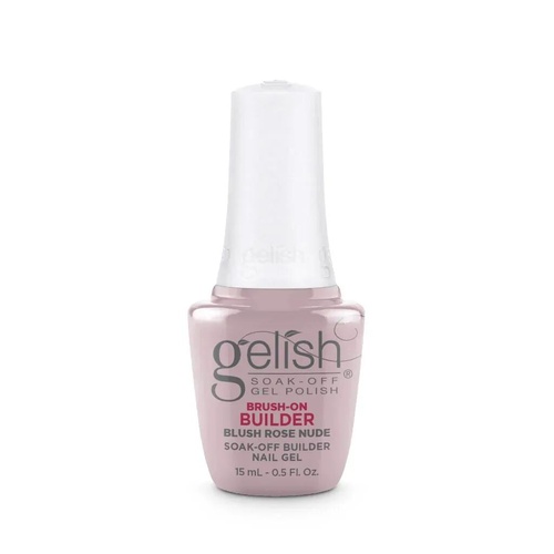 Gelish Soak Off BIAB Brush-On Builder Gel Nail - Blush Rose Nude 15ml