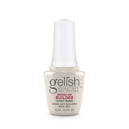 Gelish Soak Off BIAB Brush-On Builder Gel Nail - Ivory Nude 15ml