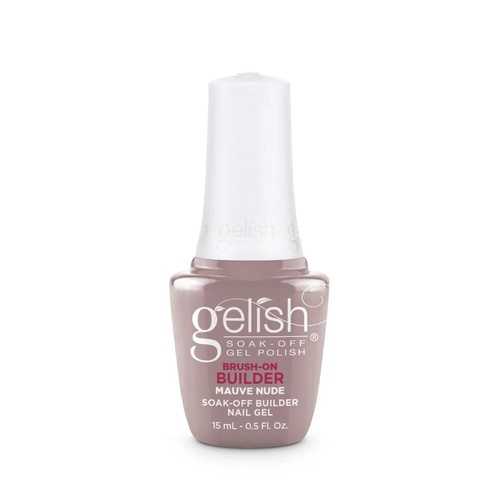 Gelish Soak Off BIAB Brush-On Builder Gel Nail - Mauve Nude 15ml