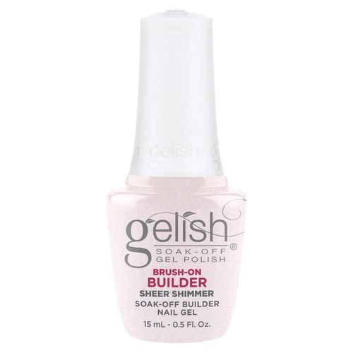 Gelish Soak Off BIAB Brush-On Builder Gel Nail - Sheer Shimmer 15ml