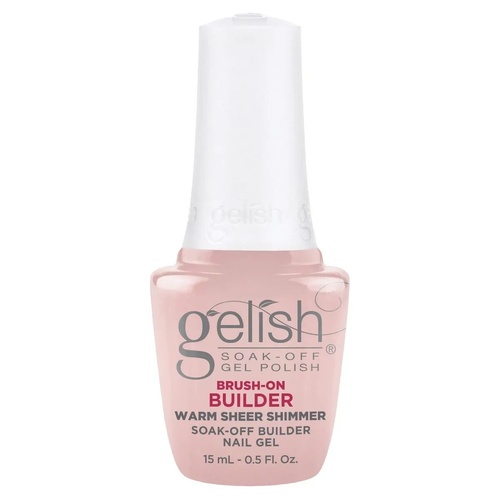 Gelish Soak Off BIAB Brush-On Builder Gel Nail - Warm Sheer Shimmer 15ml