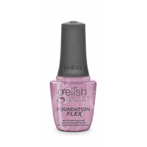 Gelish Gel Polish - Foundation Flex Soak-Off Rubber Nail Base Coat - Light Pink 15ml