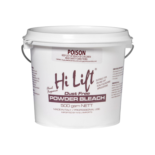 Hi Lift - Powder Bleach For Hair - White Blonde Highlighter Tub 500g