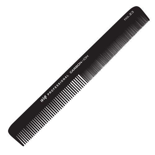 HI LIFT -  Carbon + Ion Barber Hair Comb - #23 HLCC23