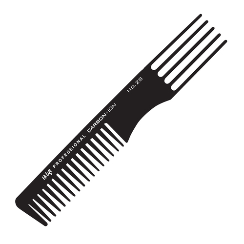 HI LIFT -  Carbon + Ion Upstyle Hair Comb - #28 HLCC28