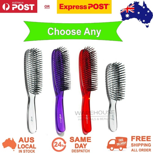 Hi Lift Crystal Hair Brush 6 Rows Smoothing Styling & Detangling - Choose Any