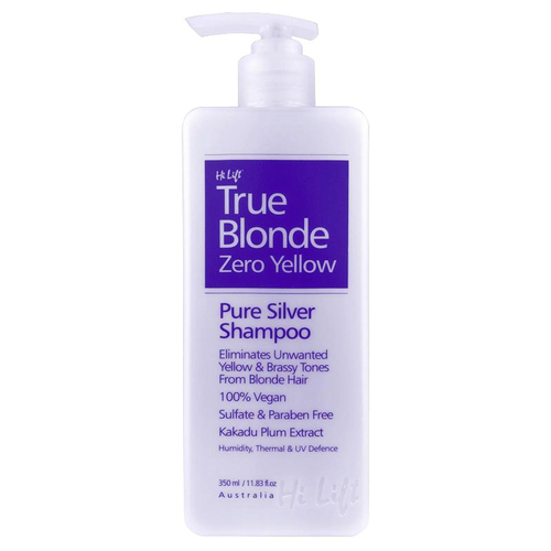 Hi Lift True Blonde Zero Yellow Pure Silver Shampoo 350ml