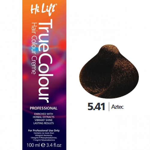Hi Lift True Colour Permanent Hair Color Cream 5.41 Aztec 100ml