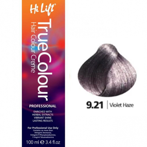 Hi Lift True Colour Permanent Hair Color Cream 9.21 Violet Haze 100ml