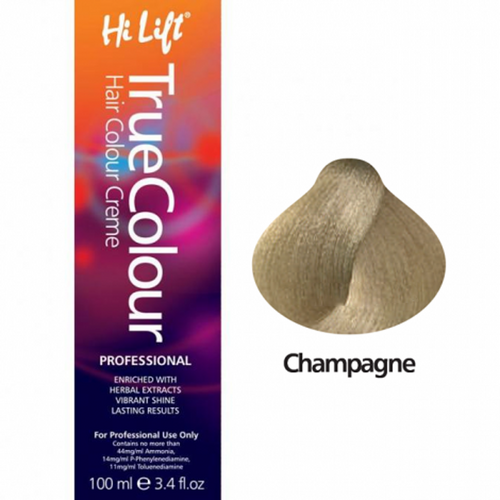 Hi Lift True Colour Permanent Hair Color Champagne Toner 100ml
