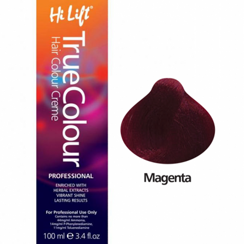 Hi Lift True Colour Permanent Hair Color Magenta Meches -  Lift & Deposit 100ml