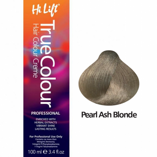 Hi Lift True Colour Permanent Hair Color Pearl Ash Blonde Toner 100ml
