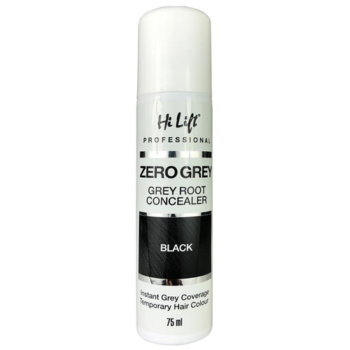 Hi Lift Zero Grey Root Concealer Temporary Colour Spray 75ml - Black