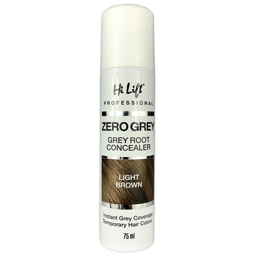 Hi Lift Zero Grey Root Concealer Temporary Colour Spray 75ml - Light Brown