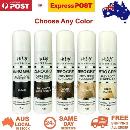 Hi Lift Zero Grey Root Concealer Instant Coverage Temporary Hair Colour 75 ml