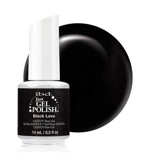 IBD Just Gel Polish - 56507 Black Lava 14ml