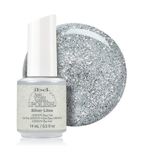 IBD Just Gel Polish - 56572 Silver Lites 14ml