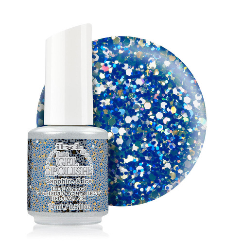 IBD Just Gel Polish - (Last Stock) 56918 Sapphire & Ice 14ml