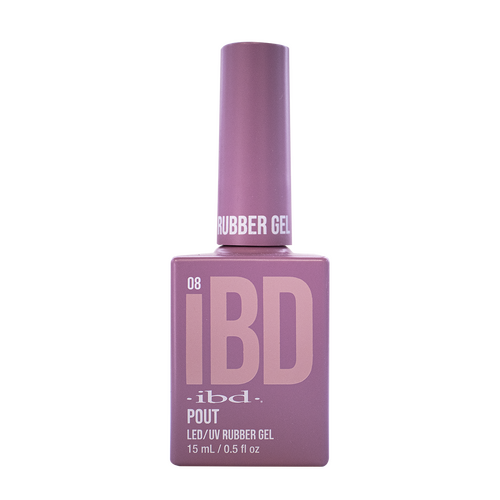 IBD - UV LED Rubber Gel Nails - Pout 08 - 15ml