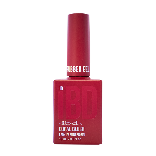 IBD - UV LED Rubber Gel Nails - Coral Blush 10 - 15ml