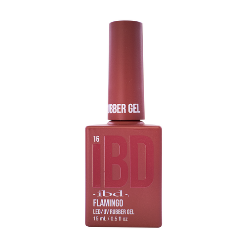 IBD - UV LED Rubber Gel Nails - Flamingo 16 - 15ml