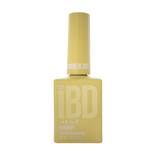 IBD - UV LED Rubber Gel Nails - Canary 27 - 15ml