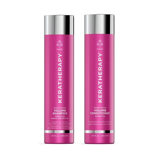 Keratherapy Keratin Infused Volume Shampoo and Conditioner 300ml DUO