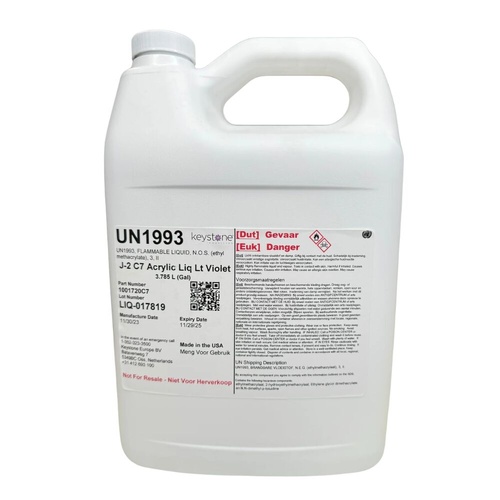Keystone - Acrylic Nail Liquid Monomer 1 Gallon - Violet