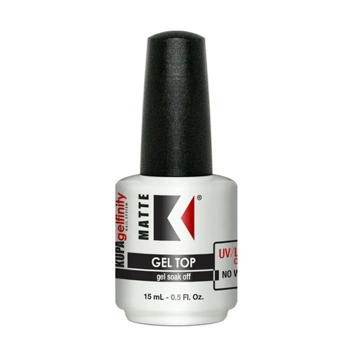 KUPA GelFinity - UV LED Gel Nail Matte Top Coat (No-Wipe) 15ml