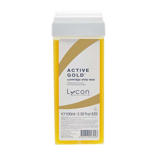 Lycon Active Gold Waxing Wax Cartridge Fixed Roller Head 100ml