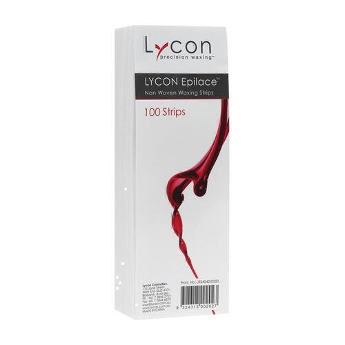 Lycon Epilace Pre Cut Non Woven Wax Waxing Strips 100 pcs Strip Hair Removal