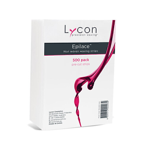 Lycon Epilace Pre Cut Non Woven Wax Waxing Strips 500 pcs Strip Hair Removal