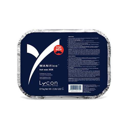 Lycon Manifico Hard Hot Wax Waxing Hair Removal 1kg