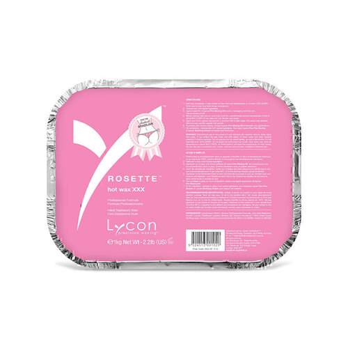 Lycon Rosette Hard Hot Wax Waxing Hair Removal 1kg