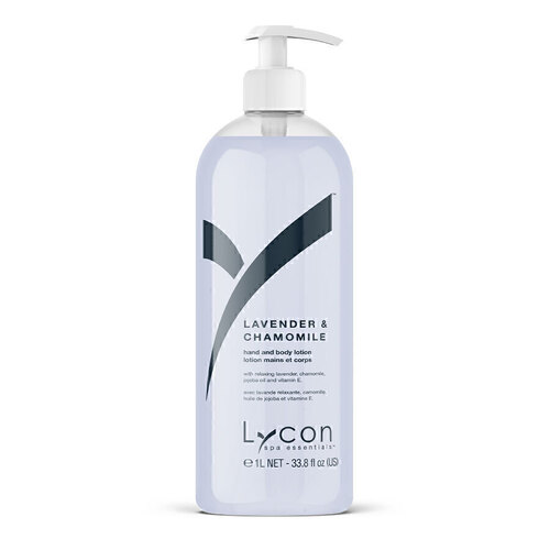 Lycon Lavender Chamomile Hand & Body Lotion Skin Care Waxing 1L 1000ml