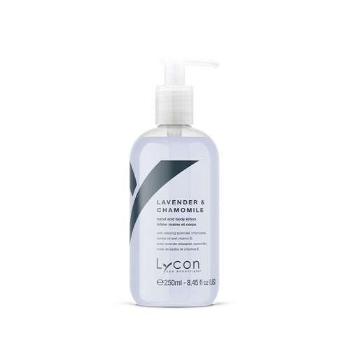 Lycon Lavender Chamomile Hand & Body Lotion Skin Care Waxing 250ml