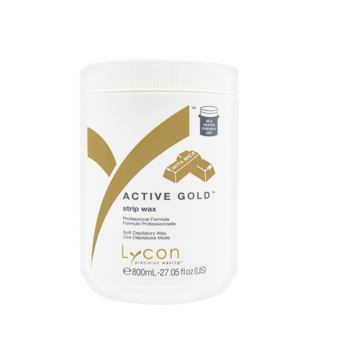 Lycon Active Gold Strip Wax Waxing Hair Removal 800ml
