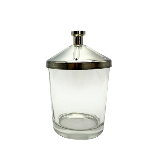 Crystal Dappen Dish Glass Nail Acrylic Liquid Powder Jar Container Clear 1oz