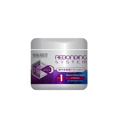 Makarizo Rebonding System Hydro Prisma Hair Straightener Cream Strong 500ml
