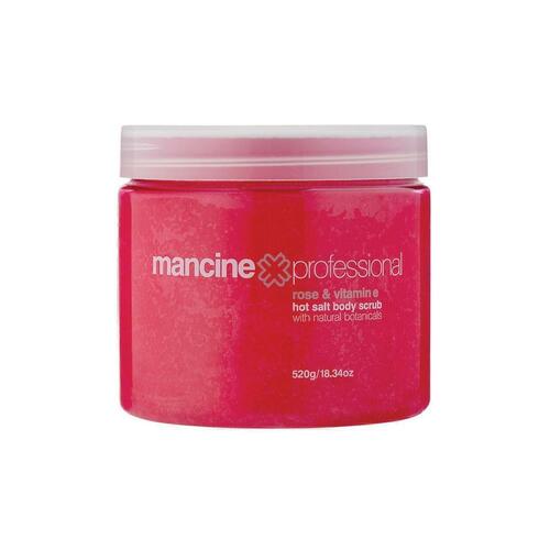 Mancine - Hot Salt - Body Scrub (Rose & Vitamin E) - 520g