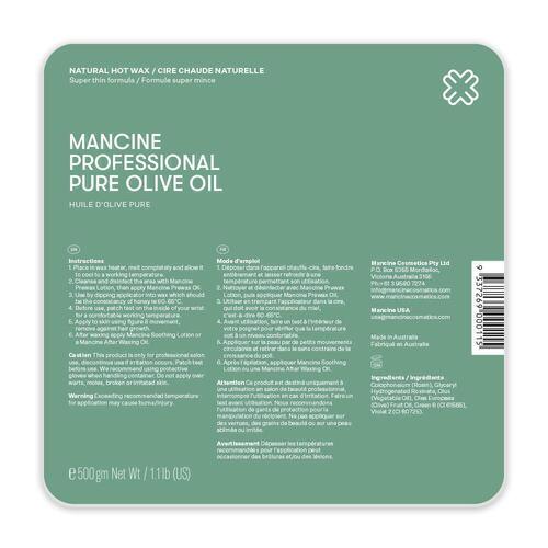 Mancine - Hot wax - Pure Olive Oil Hot 500g